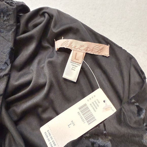 Anthropology Hutch Size L Elegant Black One-Shoulder Dress New With Tags !! - Picture 4 of 5